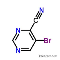 Molecular Structure of 114969-66-3 (5-Bromo-4-cyanopyrimidine)